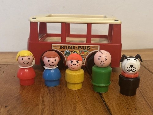 Vintage fisher price minibus - fisher,