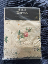 Dorma V & A Guinevere double flat sheet