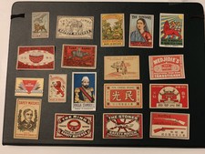 Swedish Matchbox Labels Old