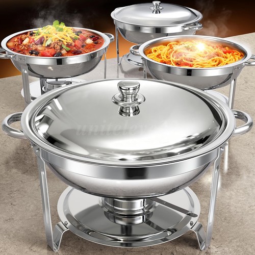 4packs 5qt round chafing dish - 4packs,
