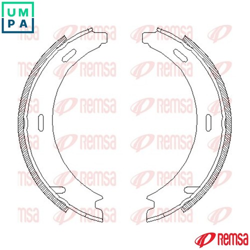 Brake shoe parking - brake,