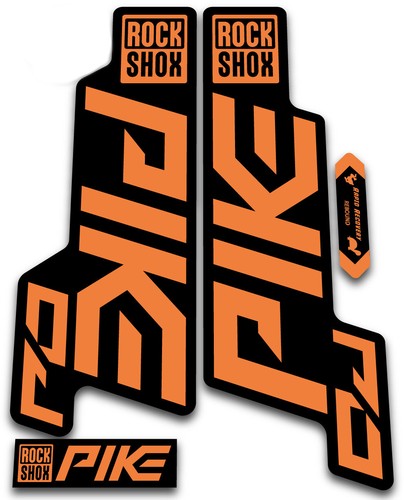 Rockshox pike fork stickers - fork,