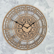 Silver Gold Oak Wooden Wall