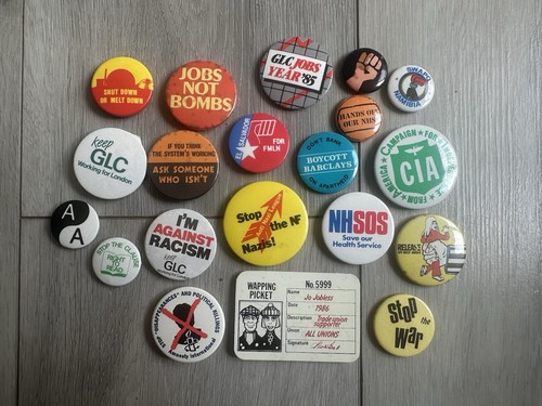 Vintage political 70s 80s - x,
