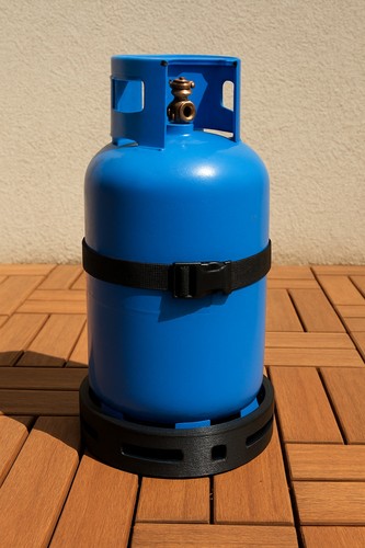 Gas bottle wall bracket - gas,