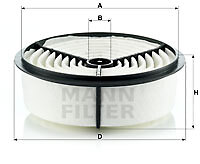 C 2262 MANN-FILTER AIR FILTER
