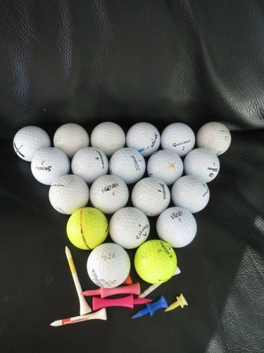 Used golf balls tees - used,