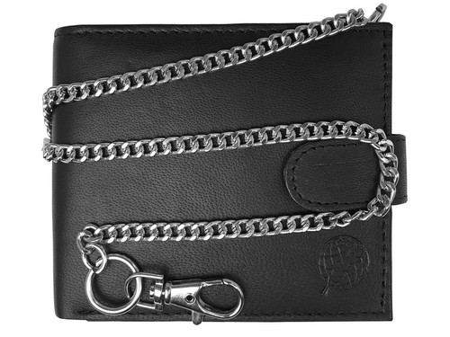 Chained wallet leather mens - chained,