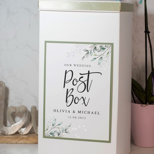Personalised botanical wreath - personalised,