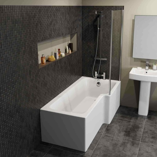 Modern shaped shower - shaped,