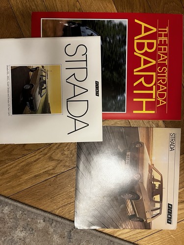 Fiat strada bundle brochures - fiat, 3