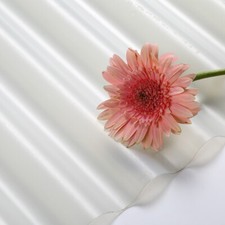 3M PVC Clear Plastic Corrugated Roofing Sheets UV Protected High Impact Strength