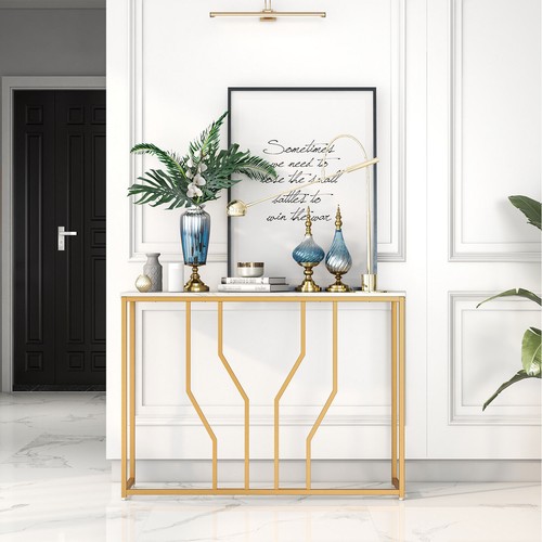 Gold console table 110 - table, cm