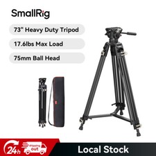 SmallRig Camera Video Tripod System,73" Heavy Duty Tripod w/ Fluid Head 3751B