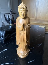 Vintage Wooden Lord Buddha