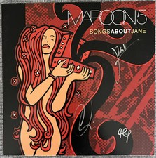 MAROON 5 SIGNED SONGS ABOUT JANE VINYL LP - ADAM LEVINE - JSA COA