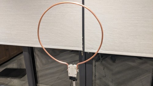 Handmade copper loop - copper,