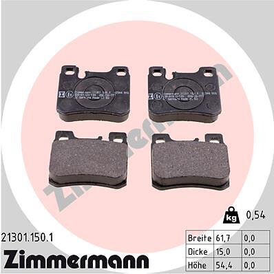 Brake pad set disc - brake, for