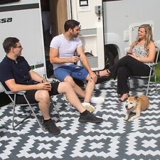 Caravan Awning Ground Sheet 12ft x 9ft (360cm x 270cm) Breathable - Grey Geo