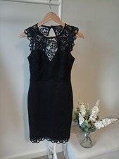 Lipsy London Dress Black Size