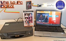 VHS Video Player / Recorder Kit - Convert Copy VHS Tape To DVD, PC + VCR PLAYER!