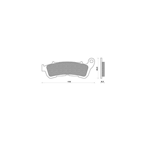 Front brake pads for honda - front,