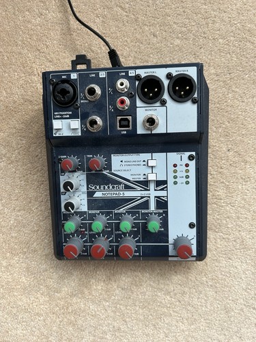 Soundcraft notepad mixing - notepad, 5