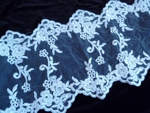 Ivory embroidered bridal - ivory,