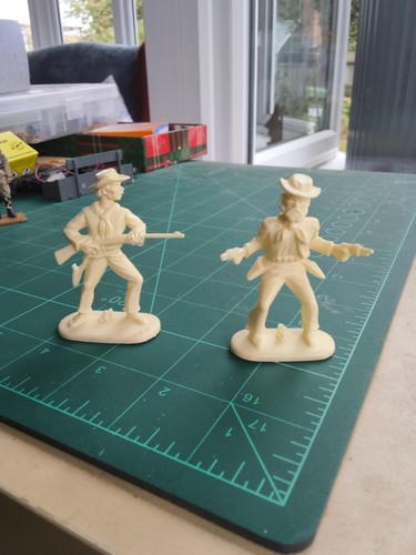 Vintage plastic figures - vintage,