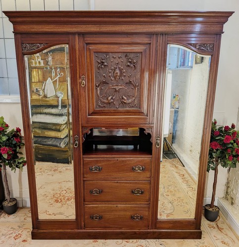 Victorian carved mahogany - victorian,