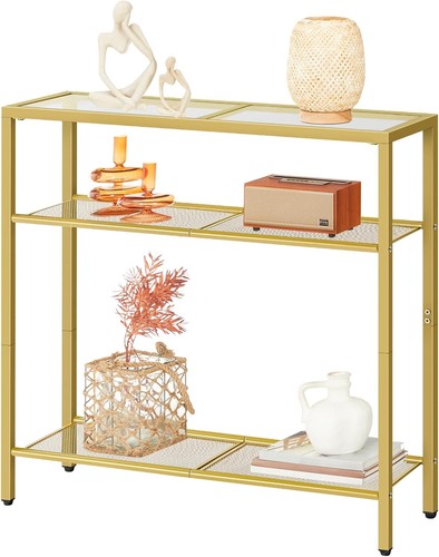 Tier gold console table - 3-tier,
