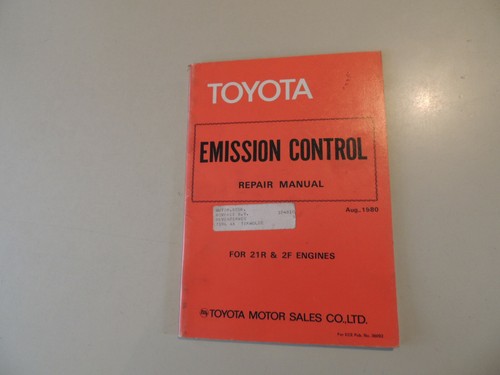 Repair manual emission control - repair,
