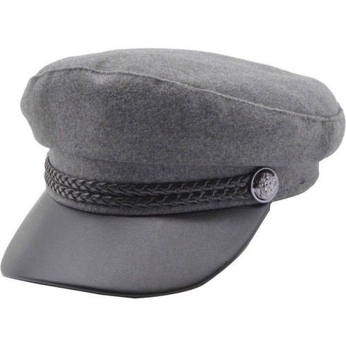 Grey wool blend captains - blend,