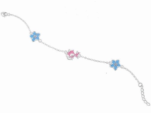 Punky fish flower bracelet - flower,