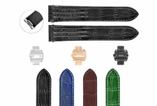 19-20MM LEATHER STRAP FOR CARTIER ROADSTER QUICK RELEASE ( WITH GRAIN & BUMPS )