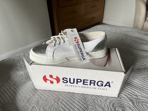Superga 2750 white silver - white, &