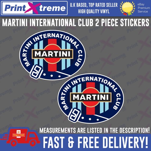 Martini club stickers decals - stickers,