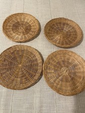 Vintage X4 Round Woven Wicker