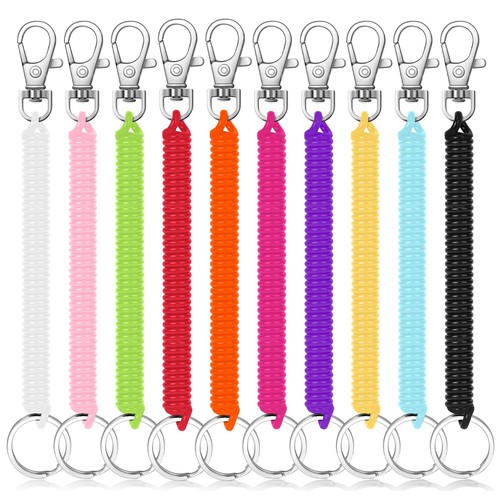 10pcs stretchy spiral keyring - 10pcs,