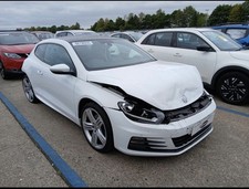VW SCIROCCO R Line Breaking White Facelift LB9A Candy White