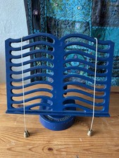 Blue cast iron recipe book