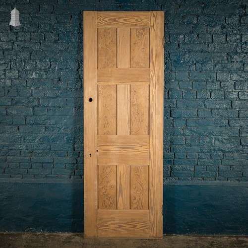 Pitch pine panelled door - panelled, door,