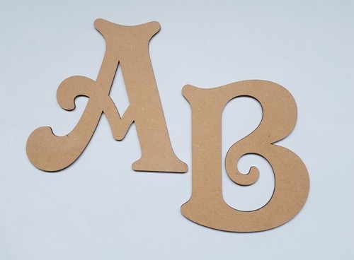 Wooden mdf letters 3mm - ,