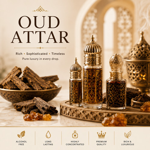 Premium oud attar oil - oud, |