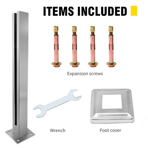 304 stainless steel end - 304, 23.6"
