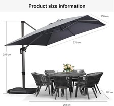 2.7 X 3.5 M Garden Cantilever