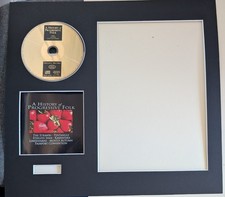 CD Mount - Frame Size 16"x16" 1 CD's with cover, A4 picture and plaque M139/1