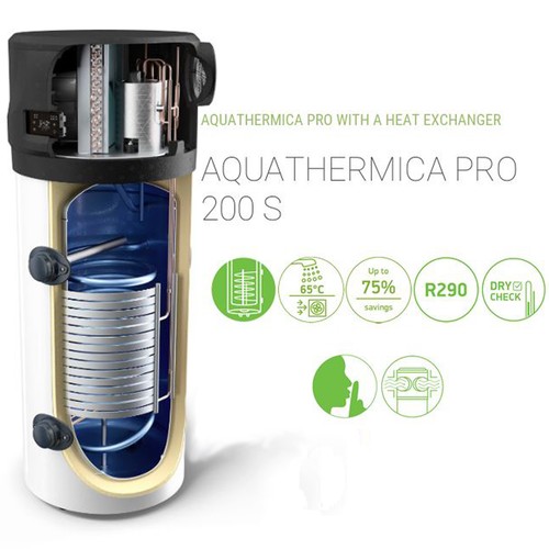 Hot water cylinder air - water,