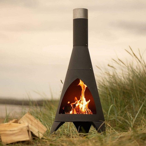 Fire pit truro chiminea 120 - fire,