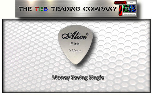 Stainless steel guitar picks - stainless,
